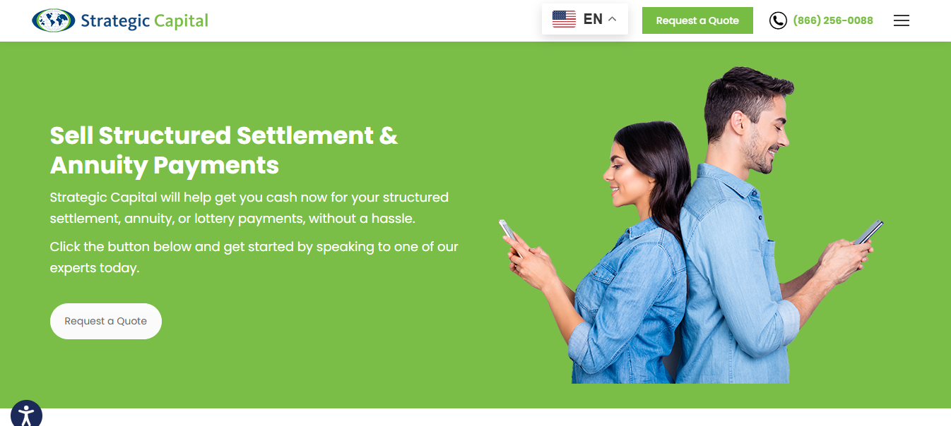 Strategic Capital vs. JG Wentworth