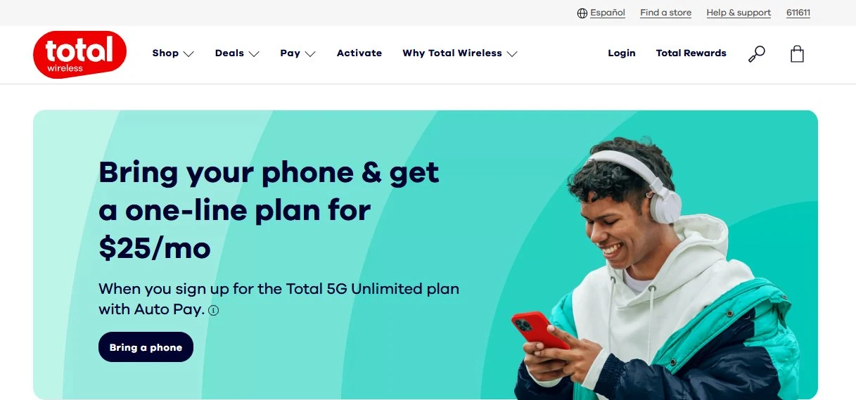 Total Wireless 5g Network on Prepaid