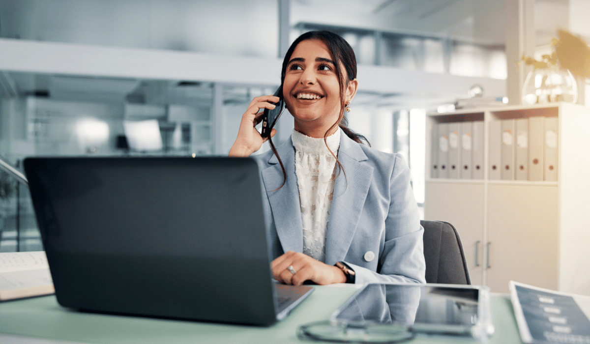woman banking