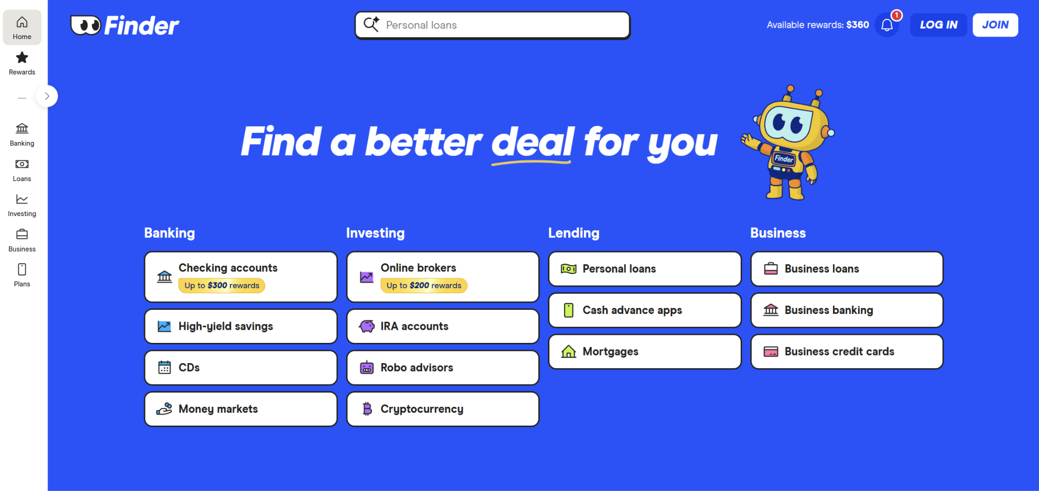 Finder: Best for Cryptocurrency