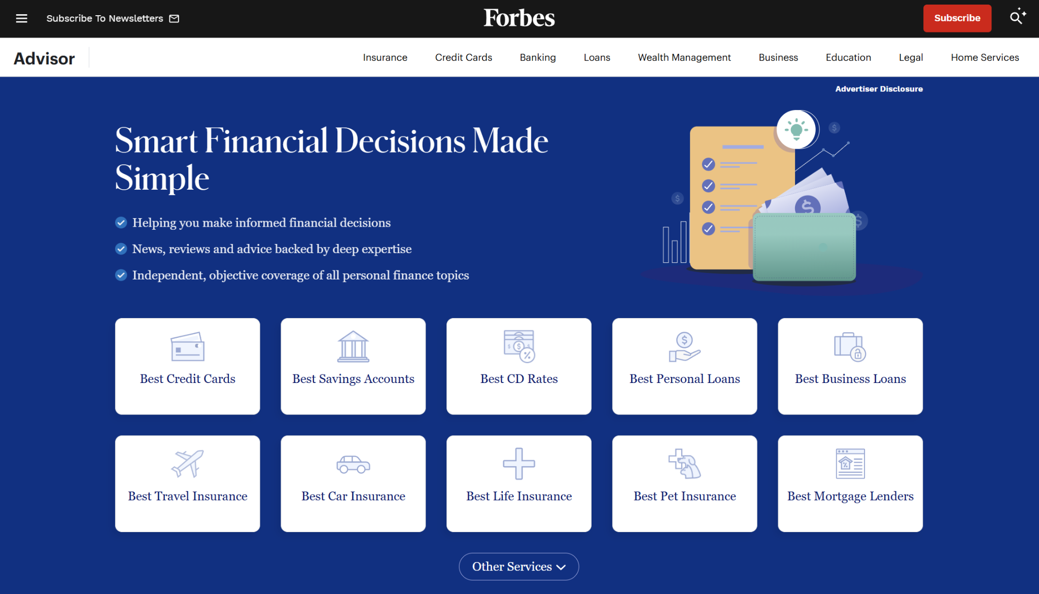 Forbes Advisor: Best for Business Products