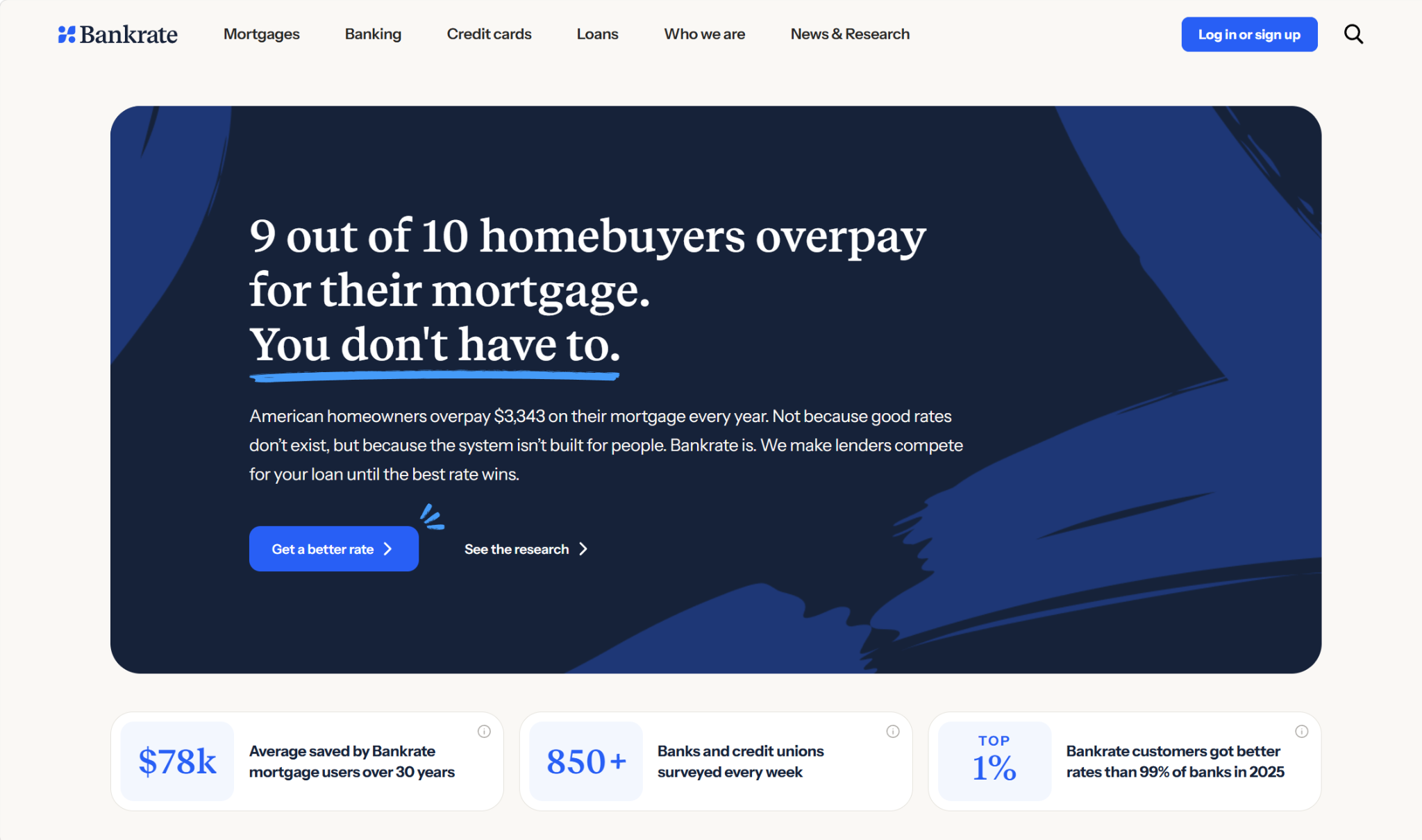 Bankrate: Best for Mortgages